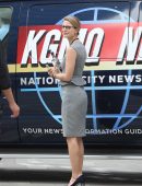 Melissa Benoist on the Set of 'Supergirl' in Vancouver