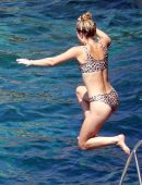 Nina Agdal in Bikini on Vacation in Capri