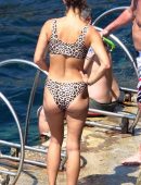 Nina Agdal in Bikini on Vacation in Capri