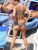 Nina Agdal in Bikini on Vacation in Capri