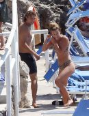 Nina Agdal in Bikini on Vacation in Capri
