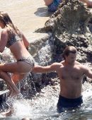 Nina Agdal in Bikini on Vacation in Capri