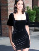 Nina Dobrev Leaving her Hotel to Visit 'The Late Show With Stephen Colbert' in NYC