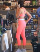Olivia Culpo in Tights, Shopping at Erewhon in West Hollywood
