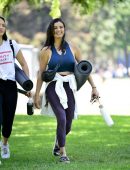 Rebecca Black Practicing Yoga in Beverly Hills