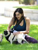 Rebecca Black Practicing Yoga in Beverly Hills