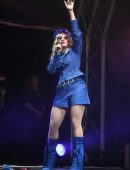 Rita Ora Performing at the Shergar Cup at Ascot Racecourse