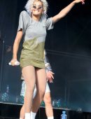 Rita Ora Upskirt Performing OnStage at Rize Festival in Chelmsford