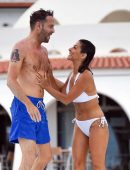 Roxanne Pallett Booty in Bikini at a Pool in Portugal