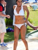 Roxanne Pallett Booty in Bikini at a Pool in Portugal