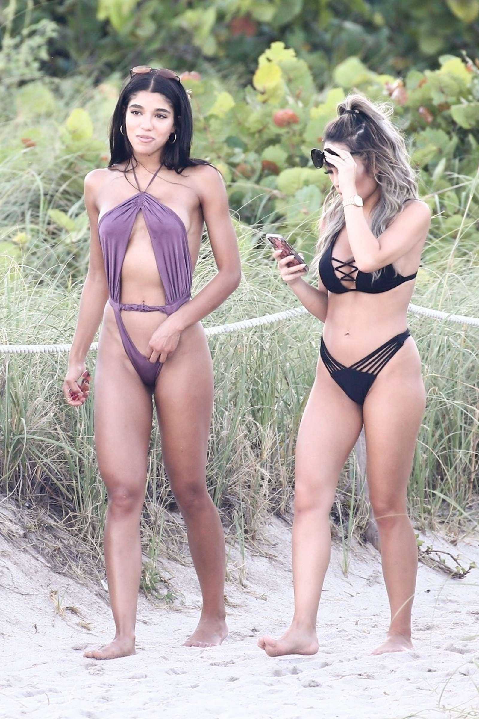 Yovanna Ventura in Swimsuit at Miami Beach