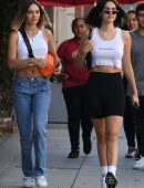 Amelia Hamlin and Delilah Hamlin at a Salon in Beverly Hills