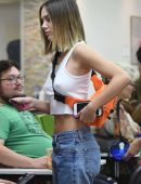 Amelia Hamlin and Delilah Hamlin at a Salon in Beverly Hills