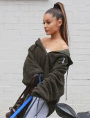 Ariana Grande Walking her Dogs in New York