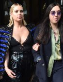 Ashley Benson Outside the Balmain Show at Paris Fashion Week