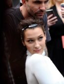 Bella Hadid Pokies at Prabal Gurung Fashion Show