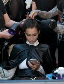 Bella Hadid Pokies at Prabal Gurung Fashion Show