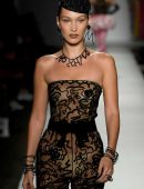 Bella Hadid See-Through at Moschino Fashion Show in Milan