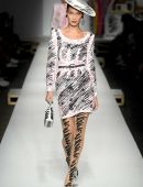 Bella Hadid See-Through at Moschino Fashion Show in Milan