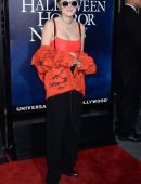 Bella Thorne at Halloween Horror Nights 2018 at Universal Studios Hollywood