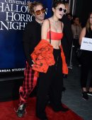 Bella Thorne at Halloween Horror Nights 2018 at Universal Studios Hollywood