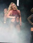 Britney Spears Performing Onstage on 'Piece of Me' European Tour in Blackpool