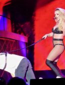 Britney Spears Performing Onstage on 'Piece of Me' European Tour in Blackpool