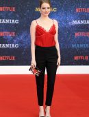 Emma Stone at the Premiere of Netflix Series "Maniac" in London
