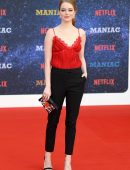 Emma Stone at the Premiere of Netflix Series "Maniac" in London