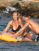 Gemma Atkinson in Thong Bikini on Holiday in Crete, Greece