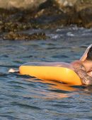 Gemma Atkinson in Thong Bikini on Holiday in Crete, Greece