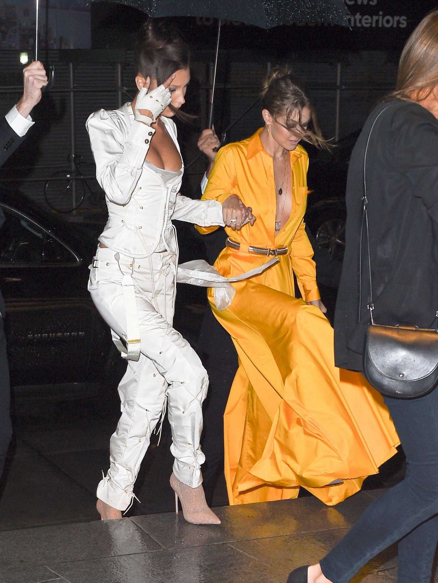 Gigi Hadid and Bella Hadid at Business Of Fashion Celebrates the #BoF500 2018