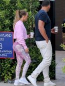Jennifer Lopez Booty in Tights Out in West Hollywood