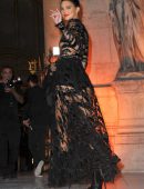 Kendall Jenner See-Through at Longchamp 70th Anniversary Party in Paris