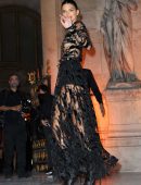 Kendall Jenner See-Through at Longchamp 70th Anniversary Party in Paris