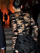 Kendall Jenner See-Through at Longchamp 70th Anniversary Party in Paris