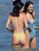 Kendall Jenner in Bikini at a Beach in Malibu