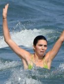 Kendall Jenner in Bikini at a Beach in Malibu