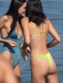 Kendall Jenner in Bikini at a Beach in Malibu