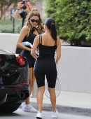 Kourtney Kardashian Playing Tennis in Los Angeles