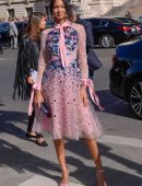 Lais Ribeiro at Elie Saab Show at Paris Fashion Week