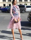 Lais Ribeiro at Elie Saab Show at Paris Fashion Week