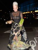 Lily Allen in See-Through Dress at the Mercury Prize Awards in London