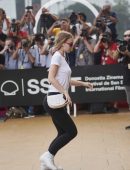 Lily-Rose Depp Pokies and Booty, Out in San Sebastian