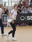 Lily-Rose Depp Pokies and Booty, Out in San Sebastian