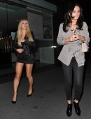 Lottie Moss and Emily Blackwell at Cecconi's Restraint in London