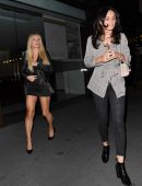 Lottie Moss and Emily Blackwell at Cecconi's Restraint in London