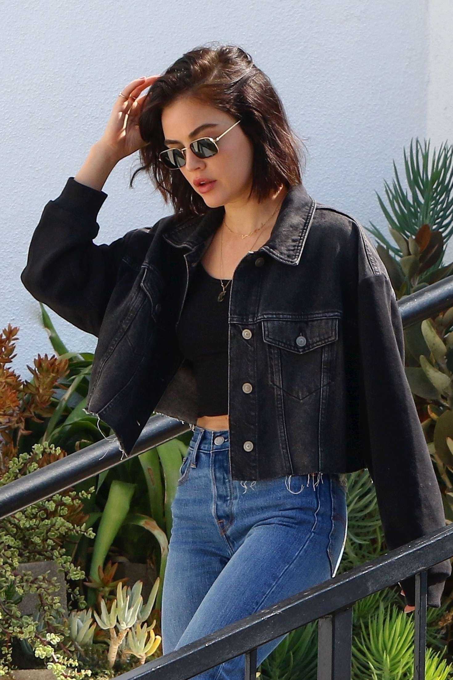 Lucy Hale Going to a Pet Shop in Los Angeles