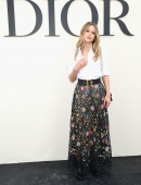 Melissa Benoist at Christian Dior show at Paris Fashion Week 2018