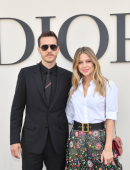 Melissa Benoist at Christian Dior show at Paris Fashion Week 2018